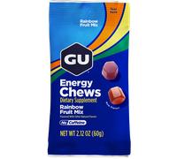 GU Energy GU Energy Chews Rainbow Fruit Mix (60g) Gels énergétiques OS Bleu