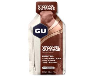 GU Energy GU Energy Gel 32 g Chocolate Outrage Gels énergétiques ks Marron