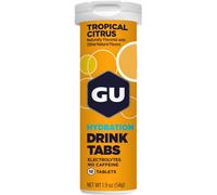 GU Energy GU Hydration Drink Tabs 54 g Tropical Citrin Pastilles ks Orange