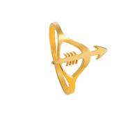 Gu Feng Arc gothique et flèche bague en acier inoxydable homme