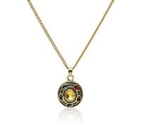 Gu Feng Collier de gants infini Creative Thanos Color Necklace