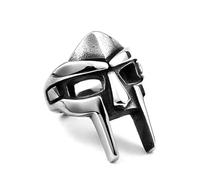 Gu Feng Vintage Classique Goth Hip Hop Mf Doom Masque Anneaux Pour Hommes Garçons Punk Pharaon Égyptien Bague