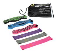 Hms Fitness Gu04/Gu06 Pro Bande D'exercice Latex Bleu, Vert, Gris, Rose, Violet