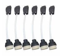 GU10 Support de Lampe, Douille D'ampoule Connecteur,Adaptateur pour LED et Halogène,Base en céramique Et Bornier