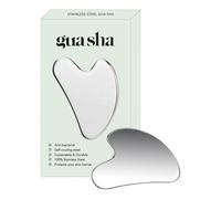 Gua Sha En Acier Inoxydable - Outil De Scraping Musculaire Pour Le Corps Entier,Dispositif De Massage Gua Sha Réducteur Double Menton Sculpture Peau Corps Épaule Visage