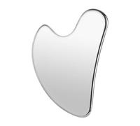 Gua Sha, outil de massage facial en acier inoxydable, planche Gua Sha sculpteuse pour tout le corps, définition du contour du visage et réduction des gonflements, cadeau relaxant de soins du pied