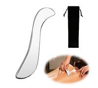 Gua Sha Outil de massage Gua Sha en acier inoxydable, outil de massage Gua Sha Grattoir Grade Fascia Outil pour frotter Gua Sha Rouleau de massage du visage pour la beauté et la relaxation des muscles