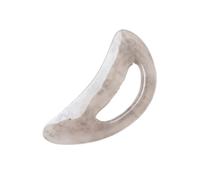 Gua Sha Outil de massage visage cou corps Gris 20,1 x 8,4 cm | Planche à gratter extra large en résine avec une poignée facile à prendre en main pour une relaxation complète du corps