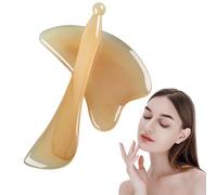 Gua Sha Stone - Natural Jade 13cm, Facial Tool, Smooth Ergonomic Design | Massage Scraper, Skin Care Device For Face, Neck, Eyes, Relaxation, Self Care, Beauty Routine, Spa, Home Use