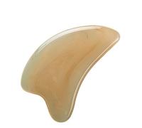 Gua Sha Stone - Natural Jade 13cm, Facial Tool, Smooth Ergonomic Design | Massage Scraper, Skin Care Device For Face, Neck, Eyes, Relaxation, Self Care, Beauty Routine, Spa, Home Use