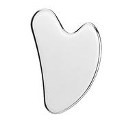 Gua Sha Visage en Acier Inoxydable Masseur de Thérapie Physique et Acupuncture pour Visage, Yeux, Cou et Corps (Blanc)