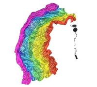 Guaber 1. Écharpe De Danse Illuminée À Lame pour Les Spectacles Scène Et Danse du Ventre avec des Effets Lumière Colorés en Soie comme Une Écharpe À La Fête