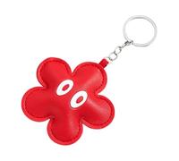Guaber 1. Elegant PU Leather Keychain Heart Coeur Face Léger Pendre Pendre Pour Les Clés Backpacks Cadeaux De Voyage Accessoire Accessoire Course Clés À La Mode Pour Une Utilisation Quotidienne