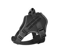 Guaber 1. Harnais Tactique pour Chien Gilet Respirant Réglable L'entraînement en Plein Air Randonnée Camping Harnais Chien À Ajustement Sécurisé L'extérieur