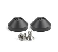 Guaber 2 Pièces en Aluminium Anodisé Pied Cône Pieds Alu Donnant des Vis pour Clavier Mécanique Personnalisé pour Boîtier 7 Couleurs en Option Anodized Aluminum Feet