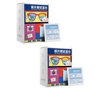 Guaber 200 Pack Étudiants Lingettes De Tissu Non Tissées Lunettes Nettoyage Des Verres Propre Accessoires Les Lingettes Enveloppées Individuellement Enveloppées