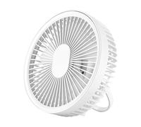 Guaber 2000mah Plafond De Ventilateur De Bureau USB avec Crochet Suspendu RVB 7 Pouces Camping avec Lumière LED pour Le Camping Dormitory Bedside Suspendu