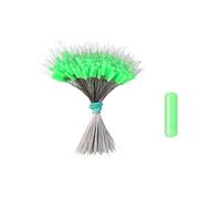 Guaber 300 Pièces De Pêche en Silicone Bobbers Perles Bouchons Remplacement Flotteur Plombs Arrêts Ovales/Cylindre Bobbers Espace Haricot Silicone Space Bean
