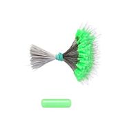 Guaber 300 Pièces De Pêche en Silicone Bobbers Perles Bouchons Remplacement Flotteur Plombs Arrêts Ovales/Cylindre Bobbers Espace Haricot Silicone Space Bean