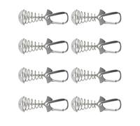 Guaber 8 Pièces Piquets d'ancrage De Tente Camping en Plein Air Piquets Coupe-Vent pour Camping Coupe-Vent Randonnée Tendeurs Corde en Plein Air