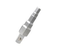 Guaber Adaptateur de tête de radiateurs 1/2" 3/8 à cinq étapes pour radiateurs Spud Clé adaptateur Cosses Réservoirs Connexion Radiateurs Clé Spud Valves