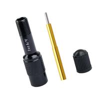 Guaber Adaptateurs De Pompes Vélo Compacts Prolongateurs Durabilité Convertisseur Valves en Aluminium pour Un Gonflage Facile des Pneus Prolongateurs Gonflage Pneus Vélo