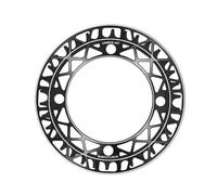 Guaber Alliages D'aluminium Vélos À Disque Unique Vélo 104BCD Plateau Protecteur De Dent Intégré Installation Facile Vélos Disque Unique