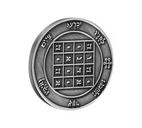 Guaber Autels Rituels Pièce D'amulettes De Protection Bijoux Alliages Pièce Méditation pour Protections Spirituelles Et Décoration La Maison pour Collection Sorcellerie Divination Païenne