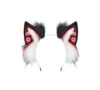 Guaber Bandeau mythique en peluche avec oreilles de personnage pour jeu de rôle - Accessoire pour jeux de rôle, fêtes masquées - Collecteur de costumes Cthulhu - Accessoires de costume d'Halloween