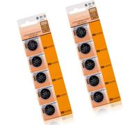 Guaber Batteries À Monnaie CR2025 À Haute Énergie 3V Cellules De Lithium pour L'électronique Et Les Dispositifs Médicaux d'emballage 20 Mm Diamètre 20 Mm Diamètre