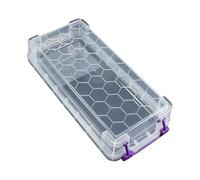 Guaber Boîte À Pratiques Boîtier Empilable Container Clear Styl Organiseurs De Bureau Scolaire Supplies Bureau Stockage Case Rangement Organisateurs