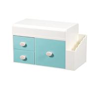 Guaber Boîte De Bijoux Tiroir À Ménage Multifonctionnel Porte-pinceau Plastique Bureau En Plastique Stationner Les Petits Articles Stockage Pour Les Femmes Drawers D'organisation Stockage Compact