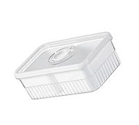 Guaber Boîte de rangement multifonction pour cuisine avec compartiments séparés - Étui transparent pour collations, séchage des aliments et thés