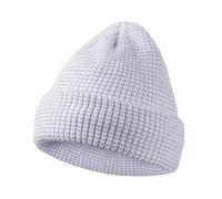 Guaber Bonnet tricoté réfléchissant pour les aventures nocturnes multi-usage Tête de mort tendance sans bord pour porter la nuit quotidienne, blanc, Taille unique