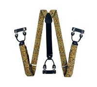 Guaber Bretelles ergonomiques en forme de Y pour homme avec crochet facile à clipser - Élastique réglable pour événement formel, G, taille unique