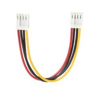 Guaber Câble d'alimentation De Conduite Disquette 4pin Féquette 15 Cm Haute Flexibilité en Cuivre pour Le 12V Et Les Cartes Mères Câblage PC Interne Floppys Power Cable