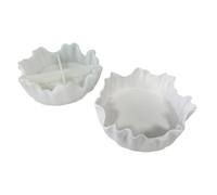 Guaber Castes De Résine Époxy en Silicone Robuste Flexible Moule des Plats Plateau Forme Irrégulière pour L'artisanat Et La Décoration La Maison en Béton