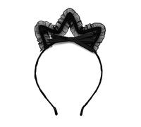 Guaber Cats Ear Shape Headgear Animal Ear Hair Band Cosplay Funny Lace Headwear For Daily Wear And Fêtes Convention Anime Bandeau