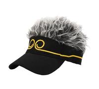 Guaber Chapeau poilu tendance pour adultes et enfants - Costume d'Halloween - Accessoire photo - Noir - Mythe - Anime - Cosplay