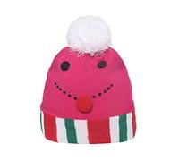 Guaber Chapeaux de Noël tricotés pour le Nouvel An Père Noël Festival Couronne Chapeau Cadeau Maison Vacances Décoration de Noël Chapeaux de Noël Adultes Cauchemar en vrac pour femme XL Bébé Garçon