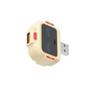 Guaber Commutateur USB avec activation vocale anglaise 5 V compatible avec les appareils de vitesse du ventilateur, outil de luminosité, interrupteur USB contrôlé par la voix