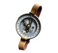 Guaber Compas De Poignet avec Couvercle Transparent Montre Poche Outil Navigation Étanche Camping Survie Randonnées Boussole Survie Poche