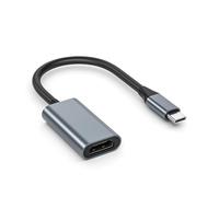 Guaber Convertisseur de carte vidéo HDTV type C vers 4K pour PC Gaming Live Stream et caméra de type C vers câble HDTV