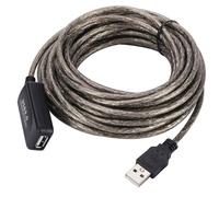 Guaber Corbe D'extension USB De 5m À 30m Long Sticien Multicouche Blindage 2.0 Câble Données Compatibilité Corloge L'extension L'option Multiple Longueur