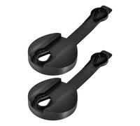 Guaber Couvercles De Bouteille Rechange Noirs Anti-Fuite 2 Pièces pour Bouteilles Vinaigrette Adaptés À Plusieurs Marques Bocaux en Verre Outil Libération