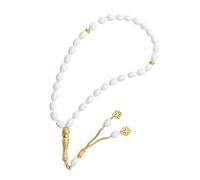 Guaber De Perle en Verre À Facette Ovale Élégante Chaîne De en Braceleur Golden Color Chaîne Légère pour l'usure Quotidienne Design d'oreille Dorée À La Mode