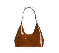 Guaber Élégant sac à bandoulière en cuir PU pour femme, sac à main tendance Umderar, sac à main brillant pour les loisirs et les bals, marron, As shown in the picture error 13cm