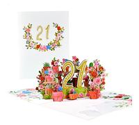 Guaber Ensemble De Cartes D'anniversaire Fleur Avec Kit D'enveloppe Message Bénédiction Pour Les Cartes Commémoratives Travail Bureau Premier Mariage Pour Sa Fille