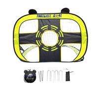 Guaber Filet De Football Pliable pour Jardin - Cadre Renforcé Et Polyester Indéchirable Installation Rapide L'entraînement sur Le Terrain/à Domicile Ensemble Buts Football