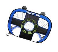 Guaber Filet De Football Pliable pour Jardin - Cadre Renforcé Et Polyester Indéchirable Installation Rapide L'entraînement sur Le Terrain/à Domicile Ensemble Buts Football